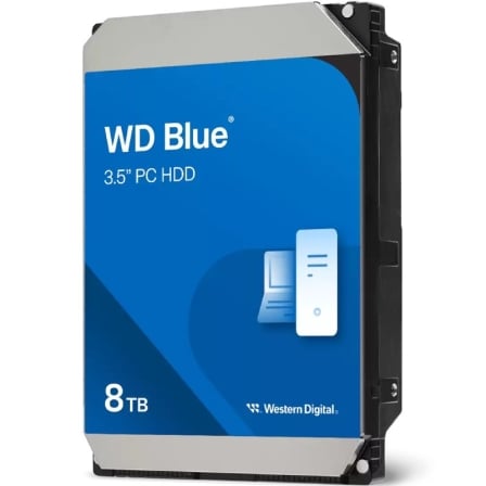 Disco Duro Western Digital WD Blue PC Desktop Hard Drive 8TB/ 3.5'/ SATA III/ 256MB
